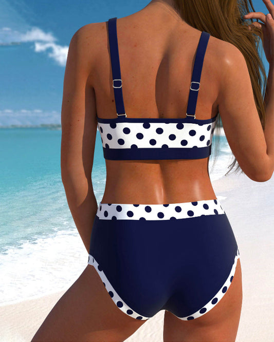 Hannah™ | Women's High Waist Retro Bikini Set