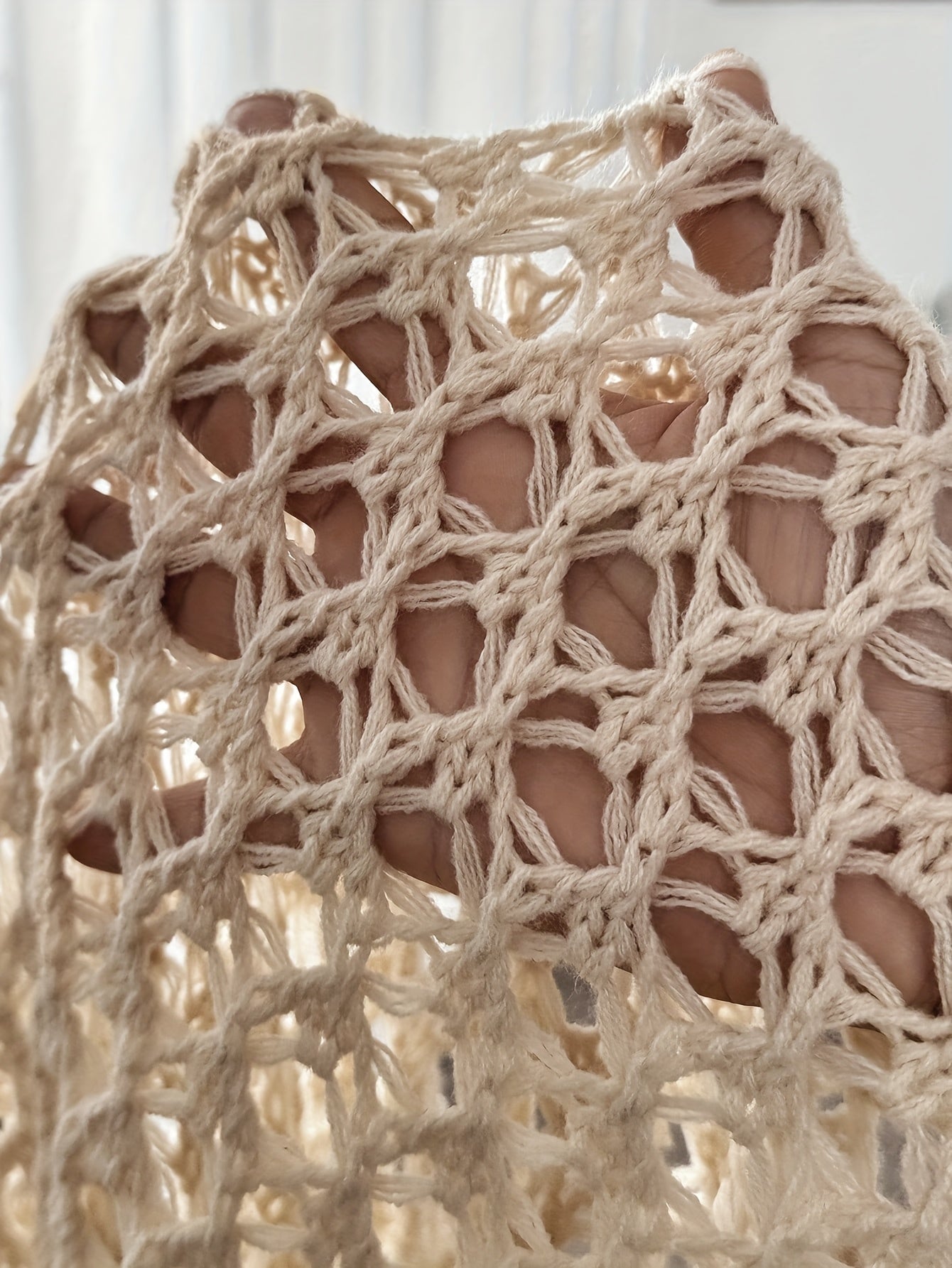 Hazel | Open Knit Drape Cardigan