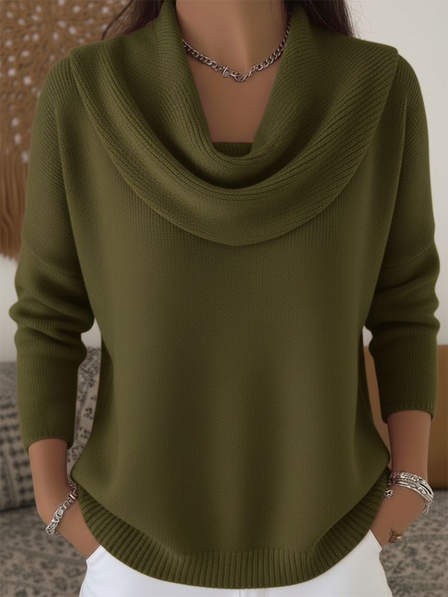 Daphne | Stylish Cowl Collar Sweater