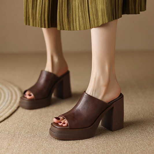 Thessaly | Women's Platform Flat Sandals