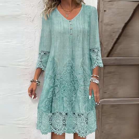 Isla™ | Floral Midi Dress
