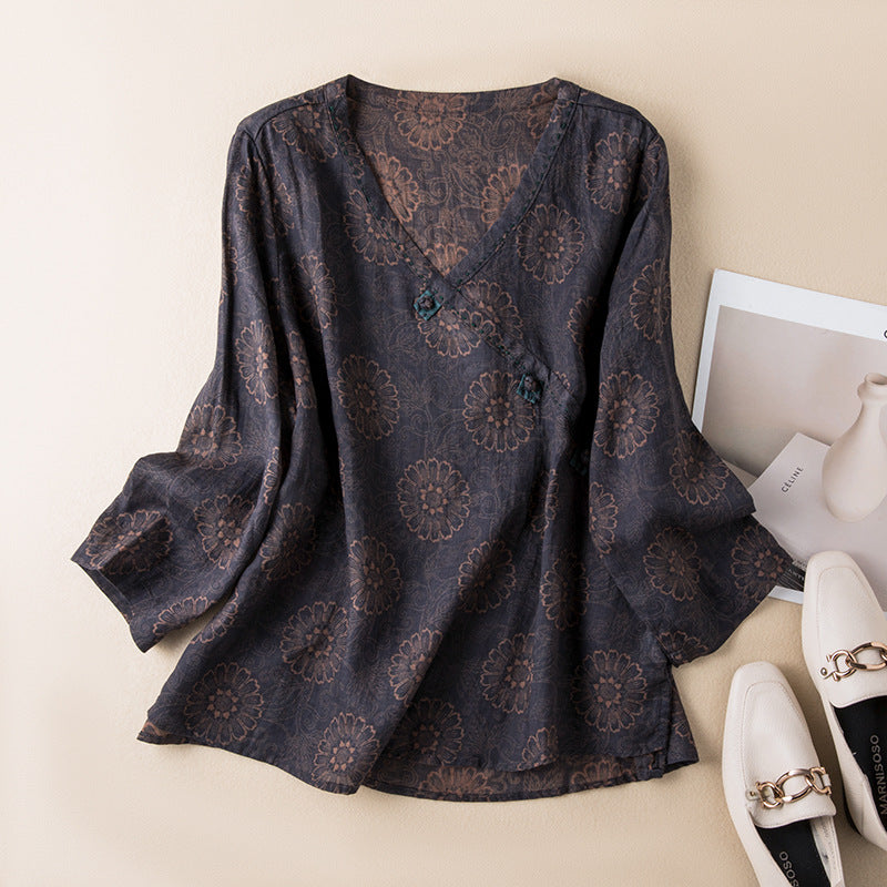 Hedy | Button Front Relaxed Shirt