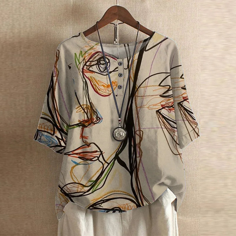 Stacey | Retro-Inspired Blouse