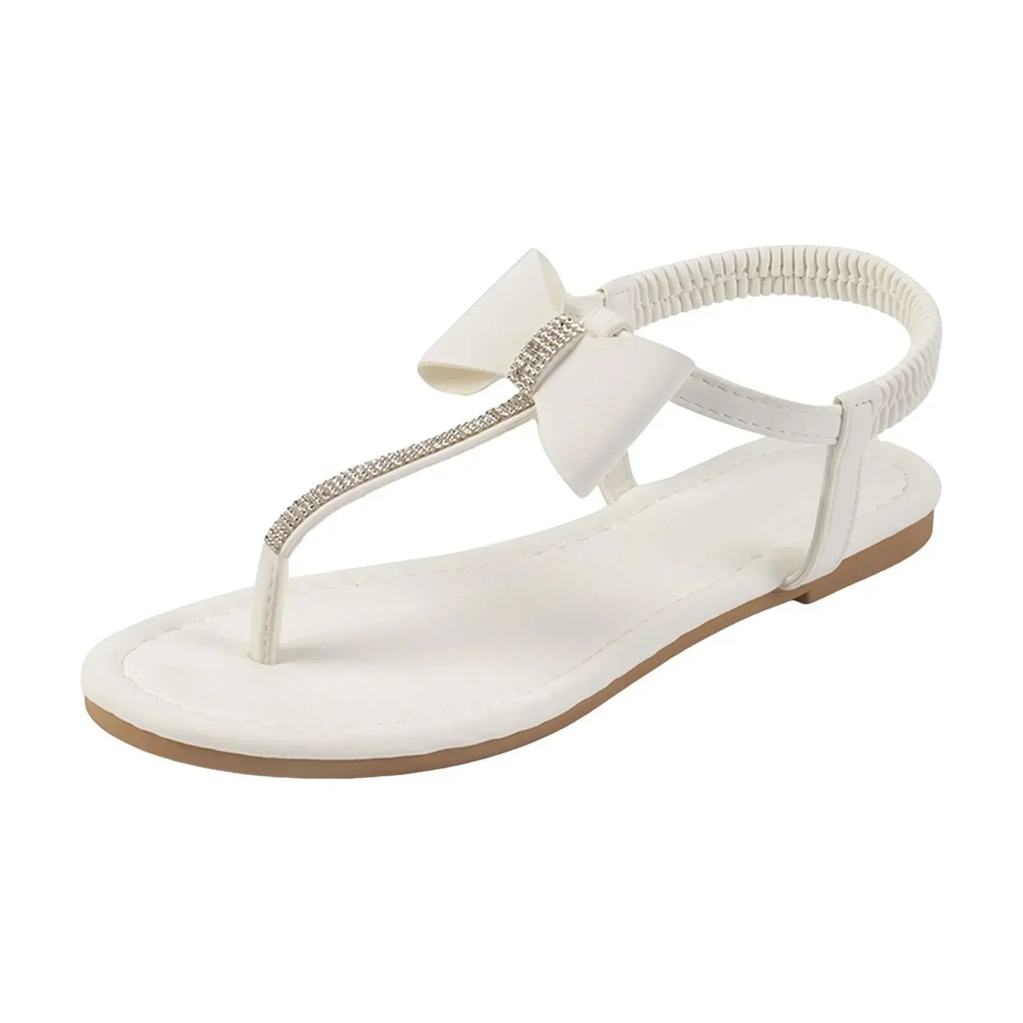 Lily | Women's Rhinestone Flat Sandals