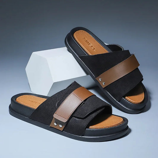 Heather | Women's Cushioned Slides