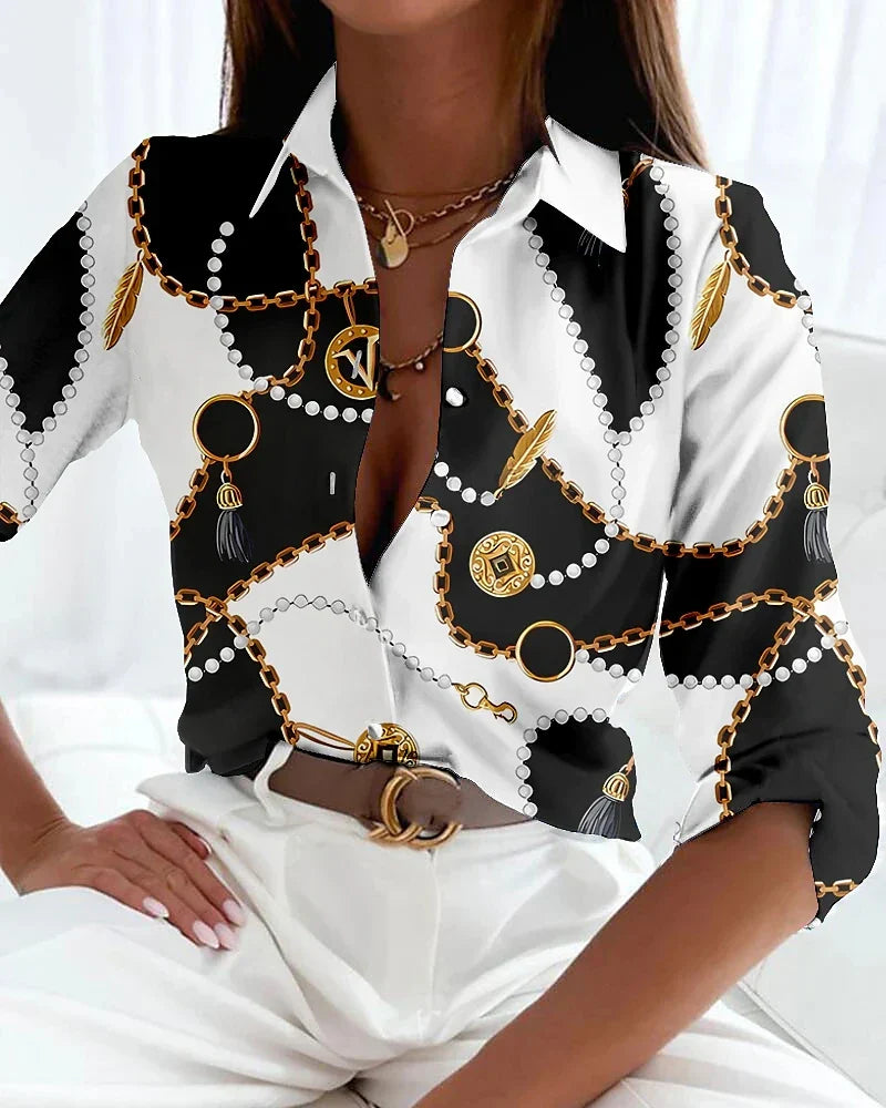 Lysandra | Contemporary Printed Blouse
