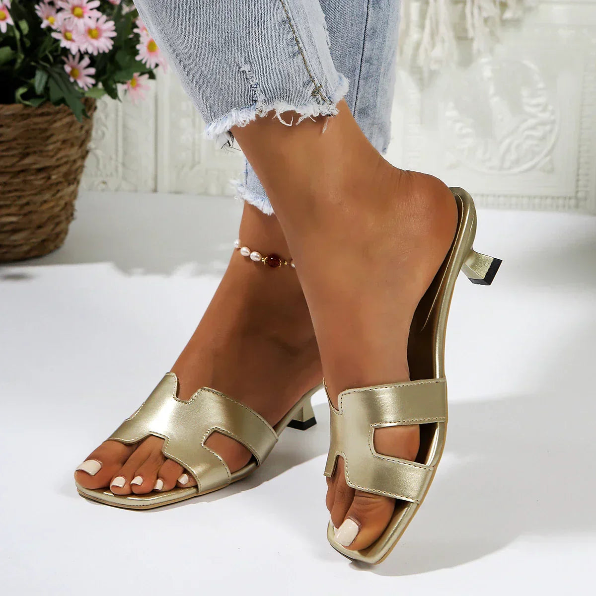Lexi | Women's Low Heel Flat Sandals