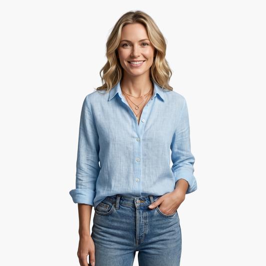 Thessaly | Women's Long Sleeve Button Down Shirt