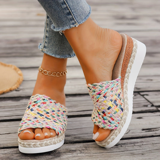Ceinwen™ | Women's Woven Wedge Sandals