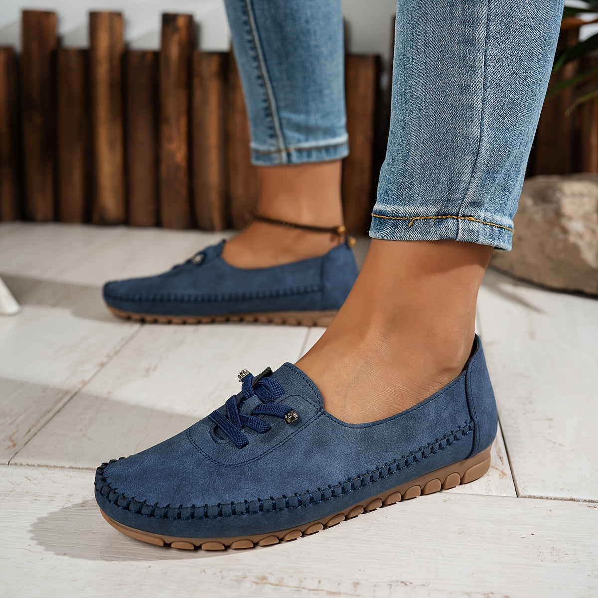 Federica | Women's Lace-Up Comfort Loafers