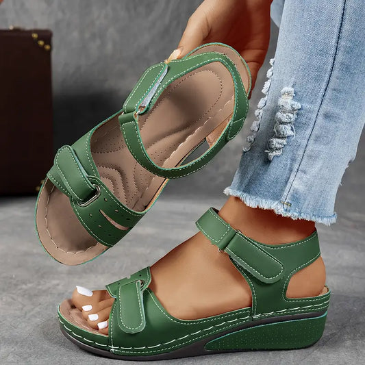 Ghislaine | Orthopedic Sandals with Wedge Heel