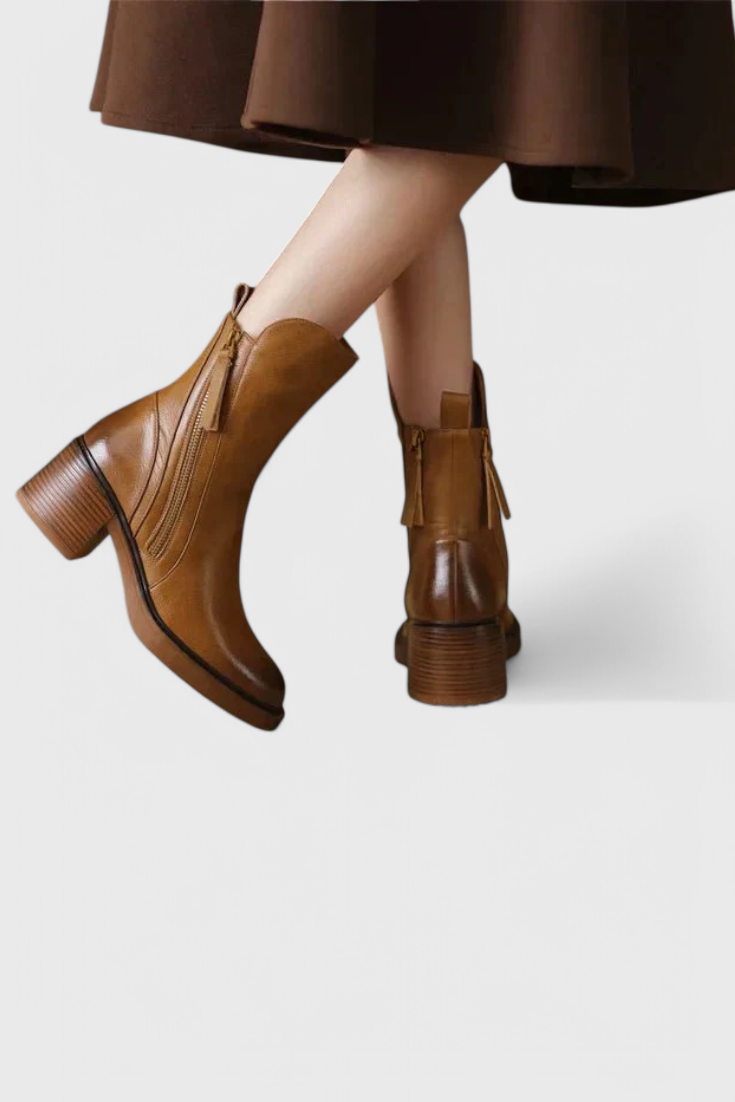 Ava™ | Sleek Ankle Boots for Effortless Style