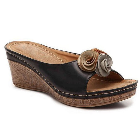 Yvonne | Women's Orthopedic Cushioned Wedge Sandals