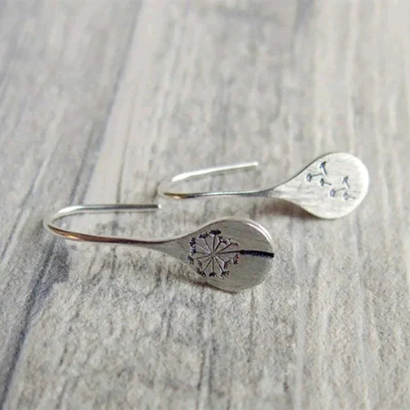 Electra | Sterling Silver Dandelion Earrings
