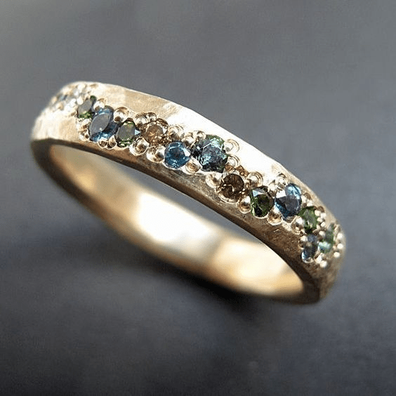 Meadow | Vintage Multicolour Gold Ring