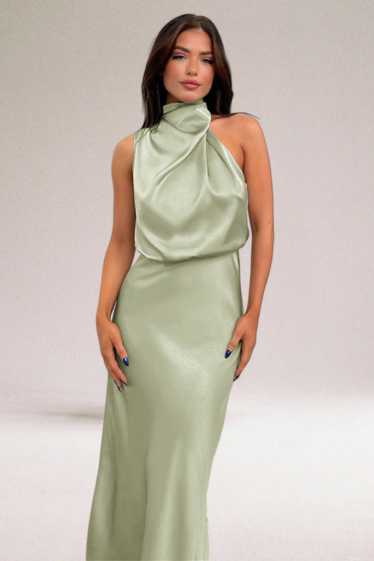 Quinn | Elegant Halter Neck Dress