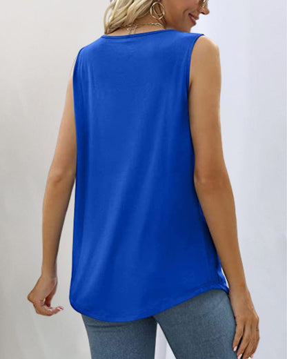 Bianca | Sleeveless Top with Square Neckline