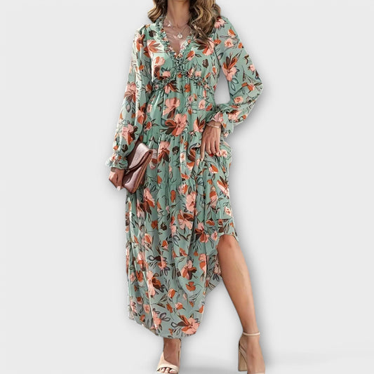 Paige | Floral V-Neck Maxi Dress
