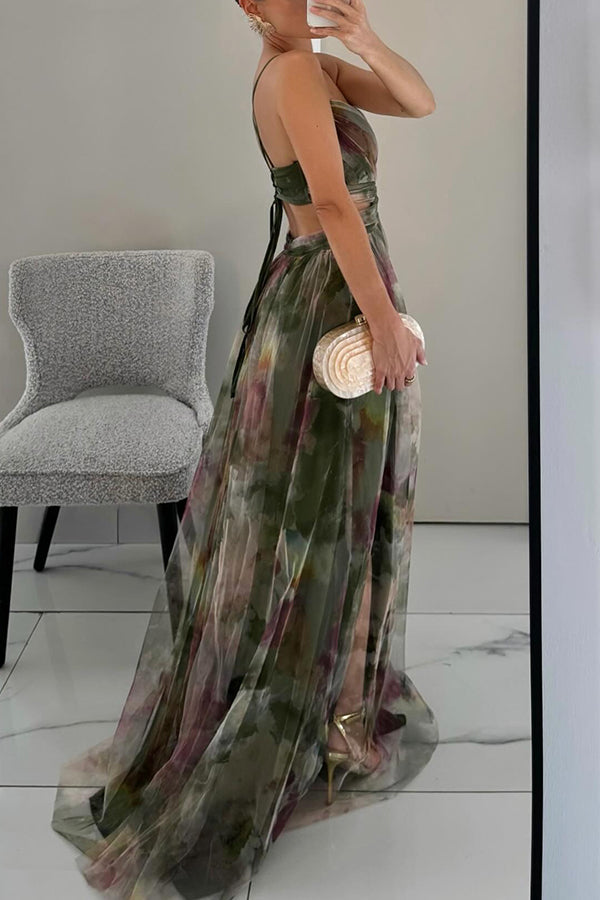 Iris | Beautiful Floral Print Maxi Dress
