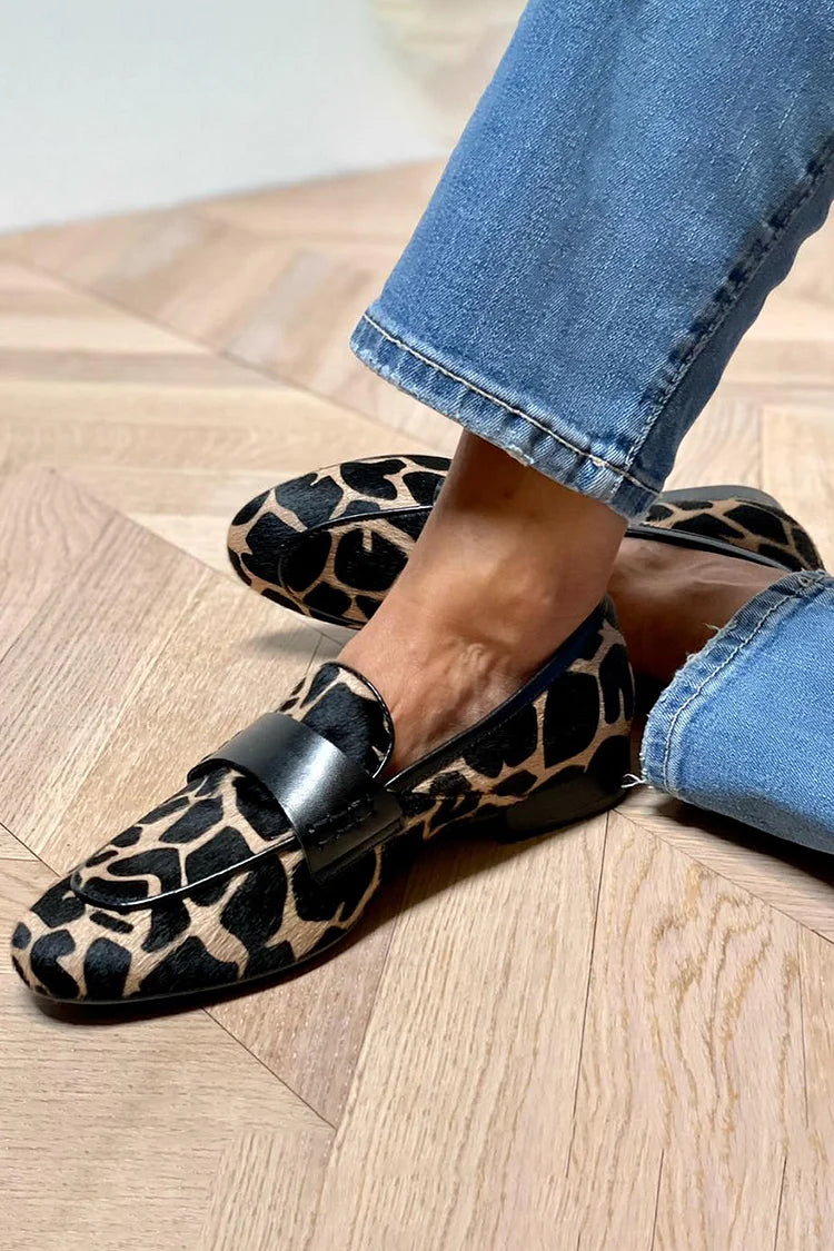 Fabienne™ | Animal Print Loafers