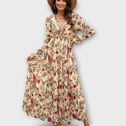Paige | Floral V-Neck Maxi Dress