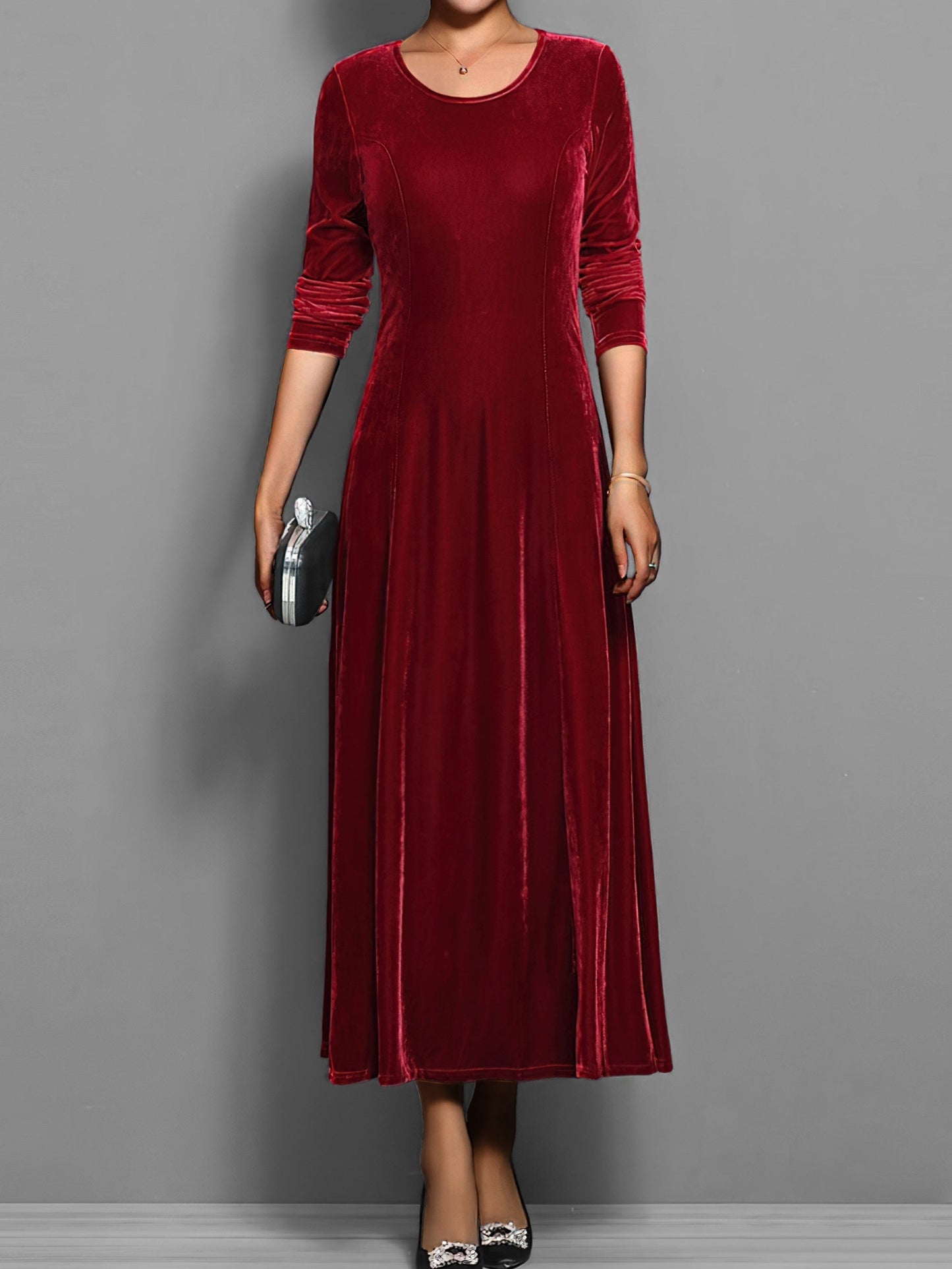 Jacinda | Soft Velvet Dress
