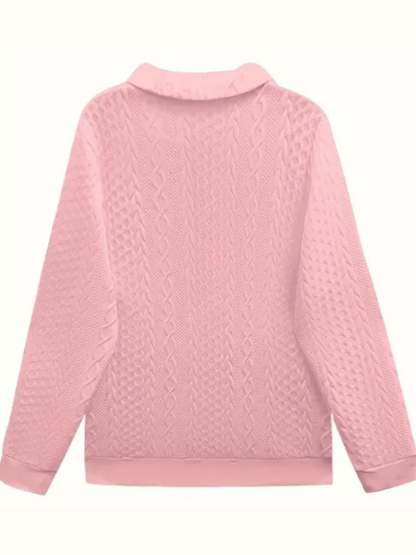 Nadine | Modern Zip-Up Sweater