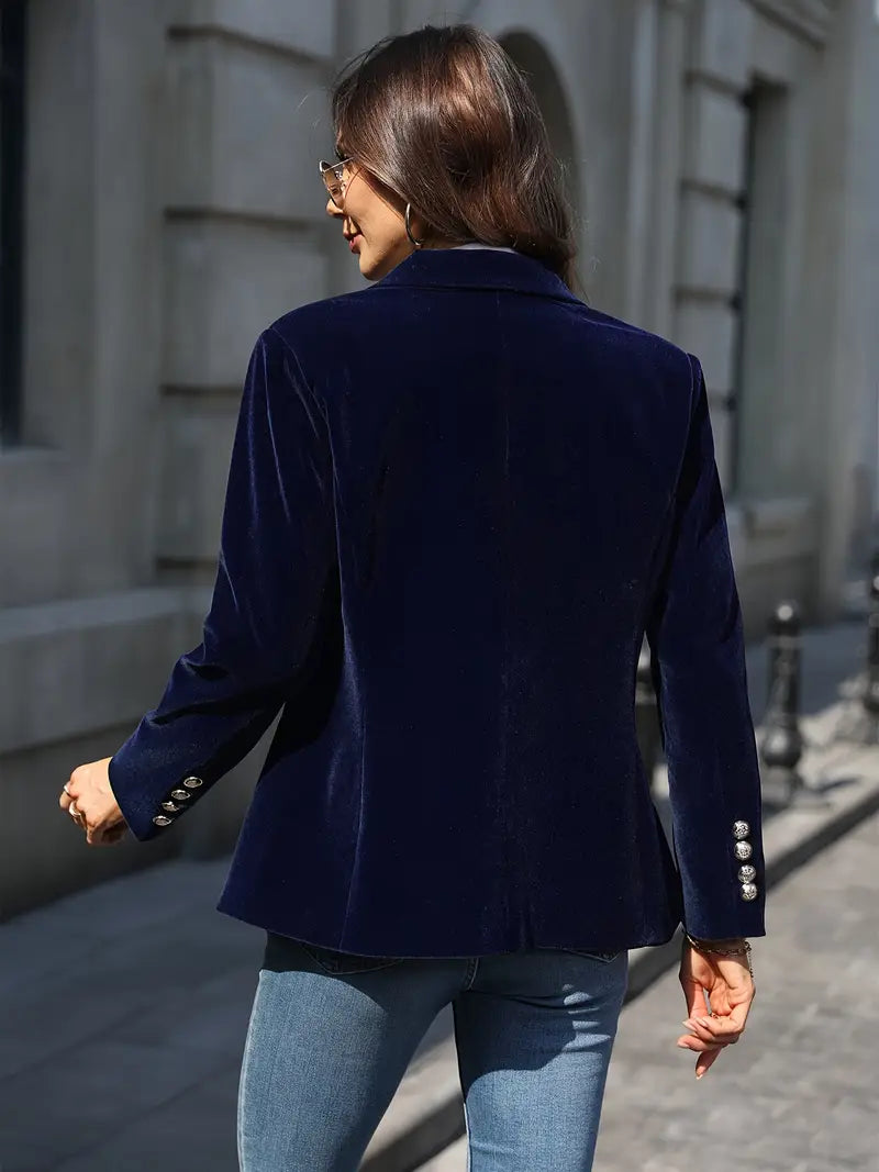 Eugenie™ | Elegant Velvet Blazer