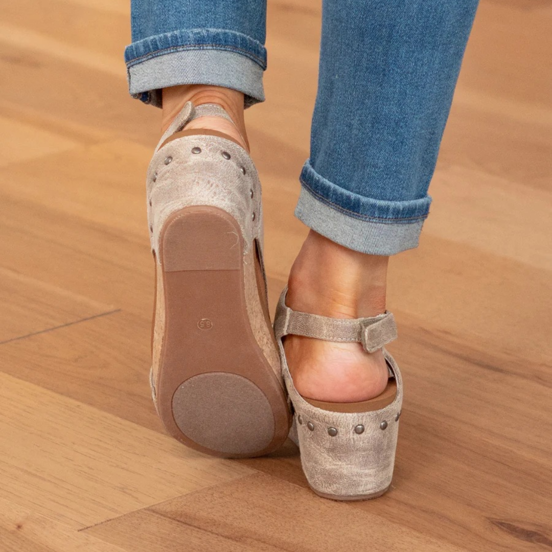 Madison | Suede Wedge Sandals