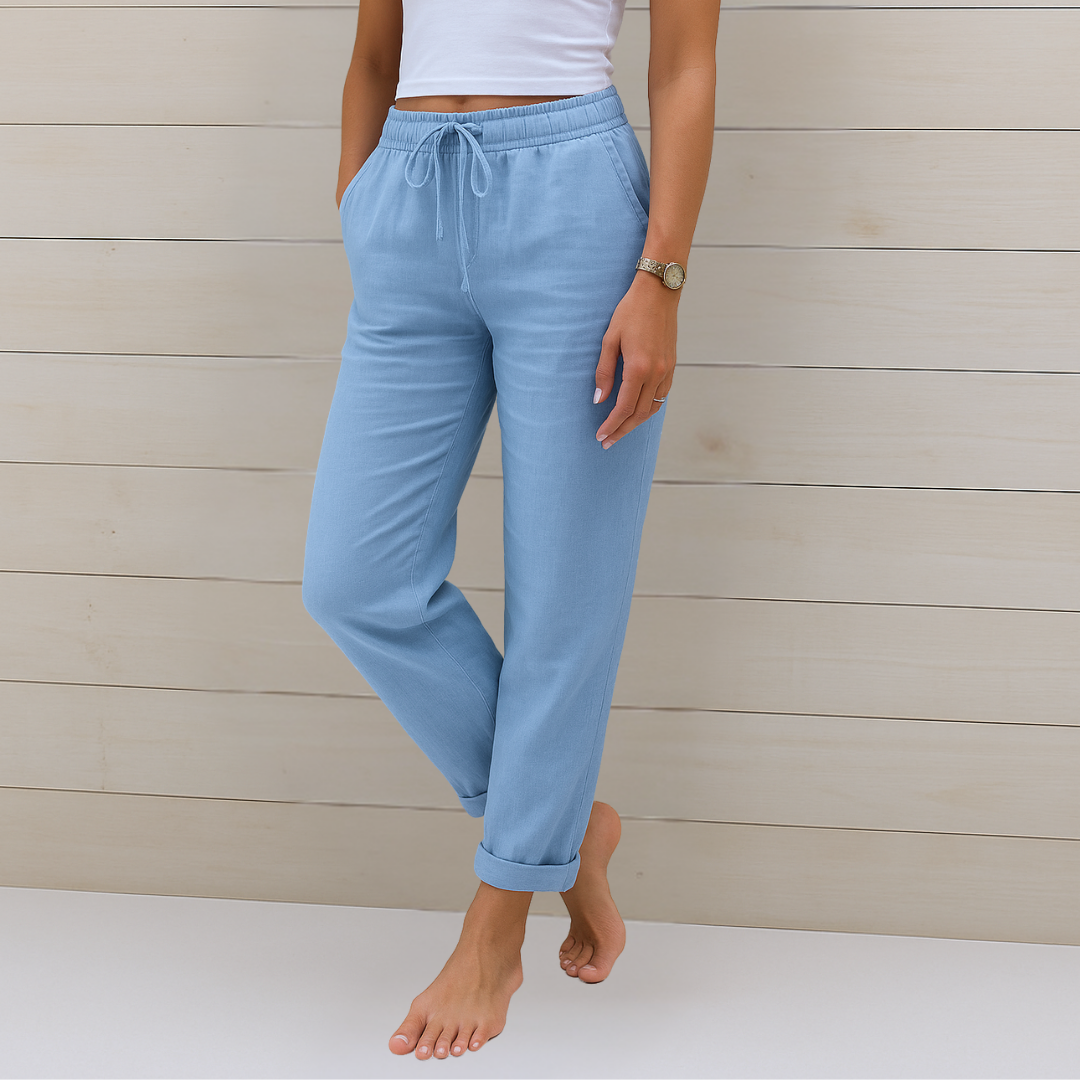 Fleurette™ | Premium Breathable Pants with Elastic Waist