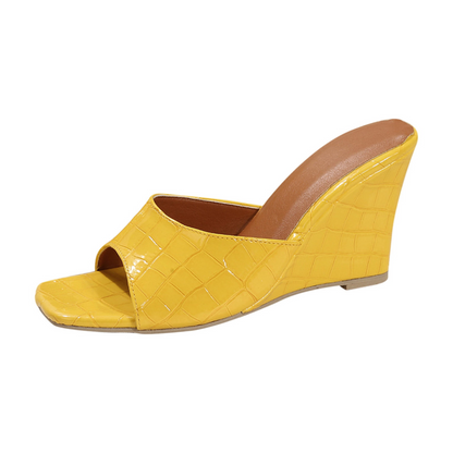Andromeda | Women's Leather Wedge Cushioned Shoes