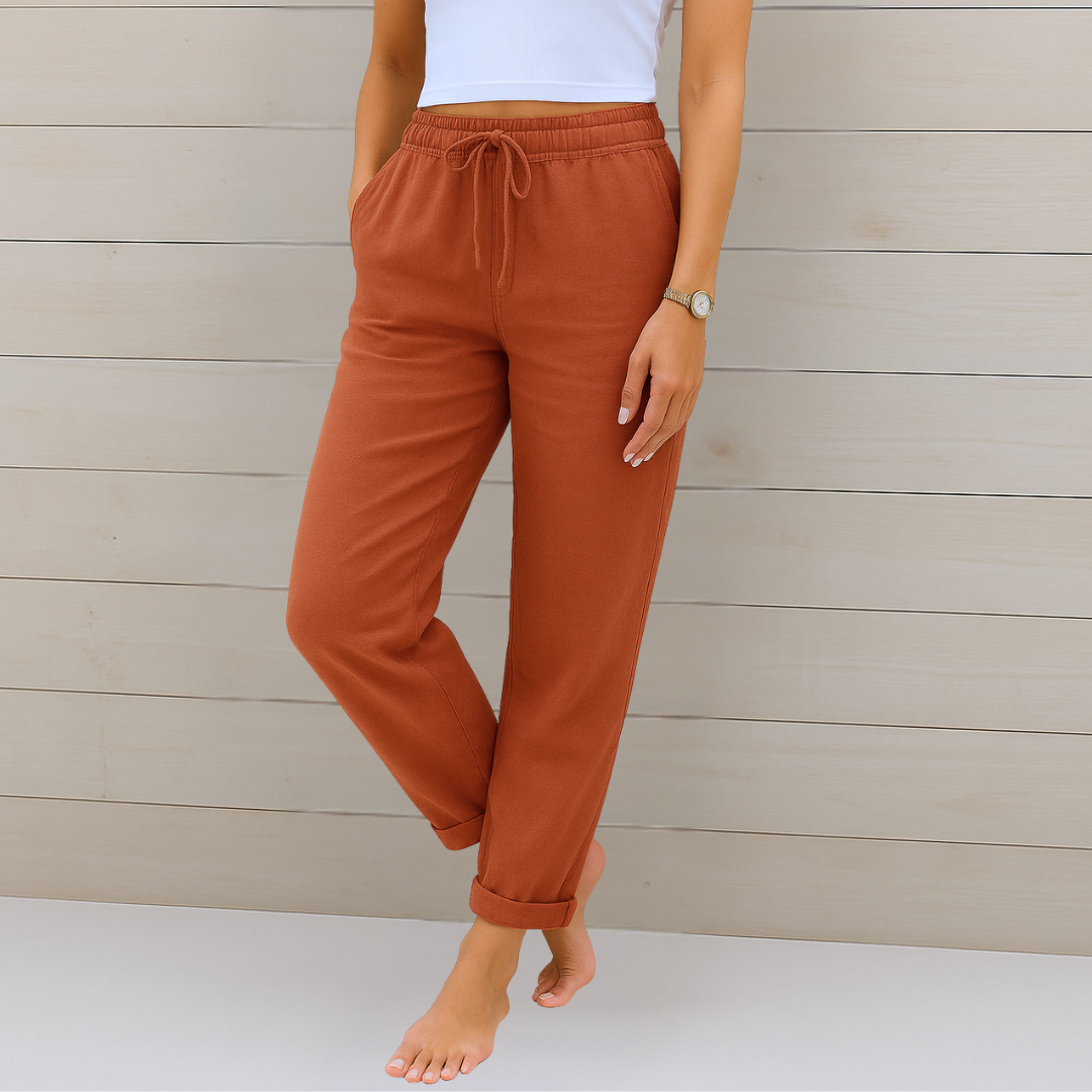 Fleurette™ | Premium Breathable Pants with Elastic Waist