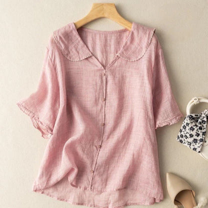 Wilhelmine | Vintage Blouse with Button Detail