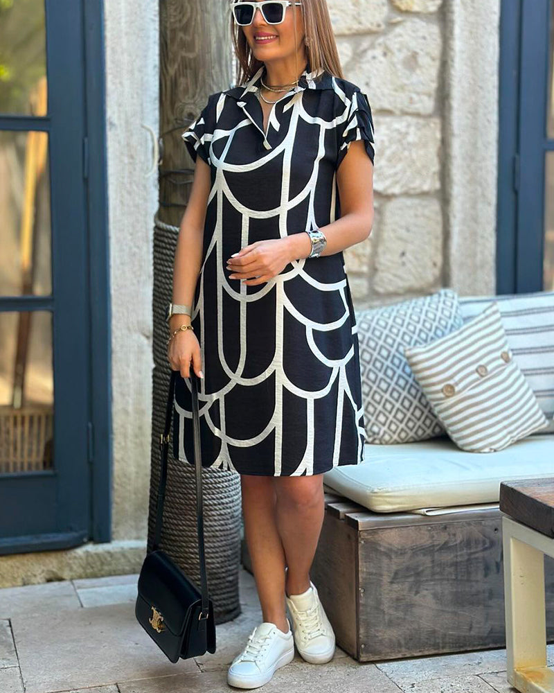 Merryn | Dress with Short Sleeves