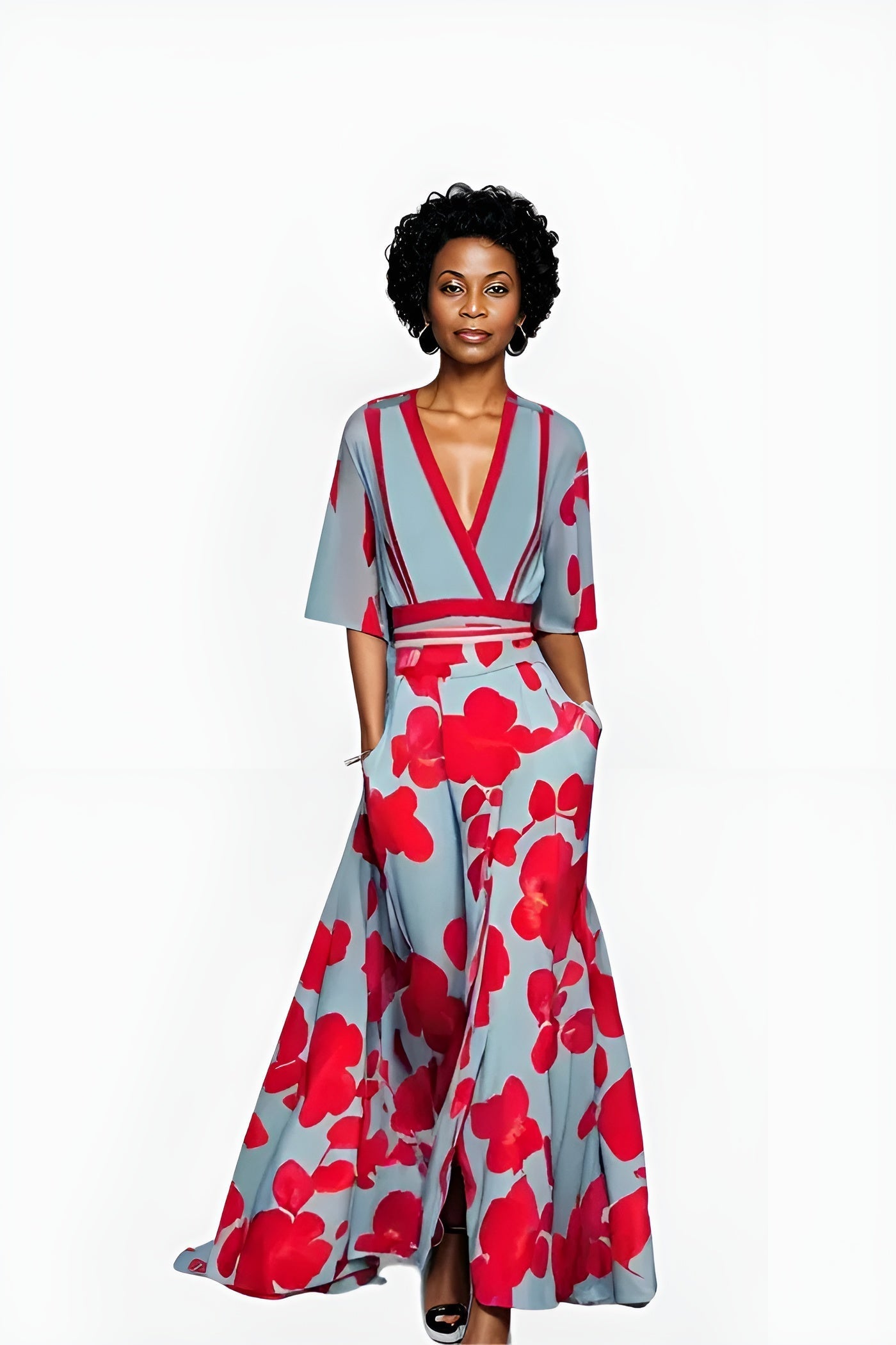 Nuala | Floral Wrap Dress