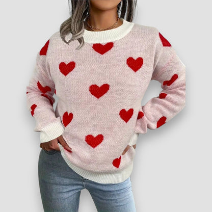 Aria | Elegant Hearts Sweater