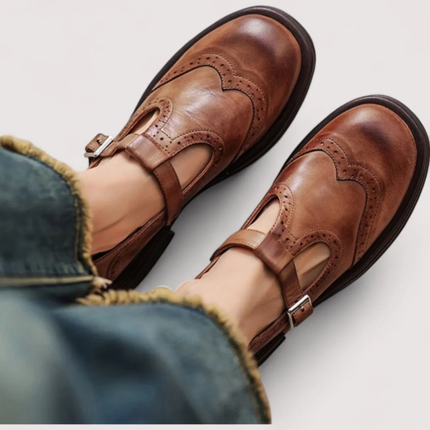 Olive | Orthopedic Mary Jane Shoes