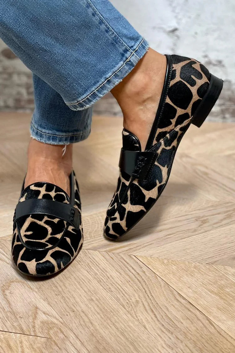 Fabienne™ | Animal Print Loafers