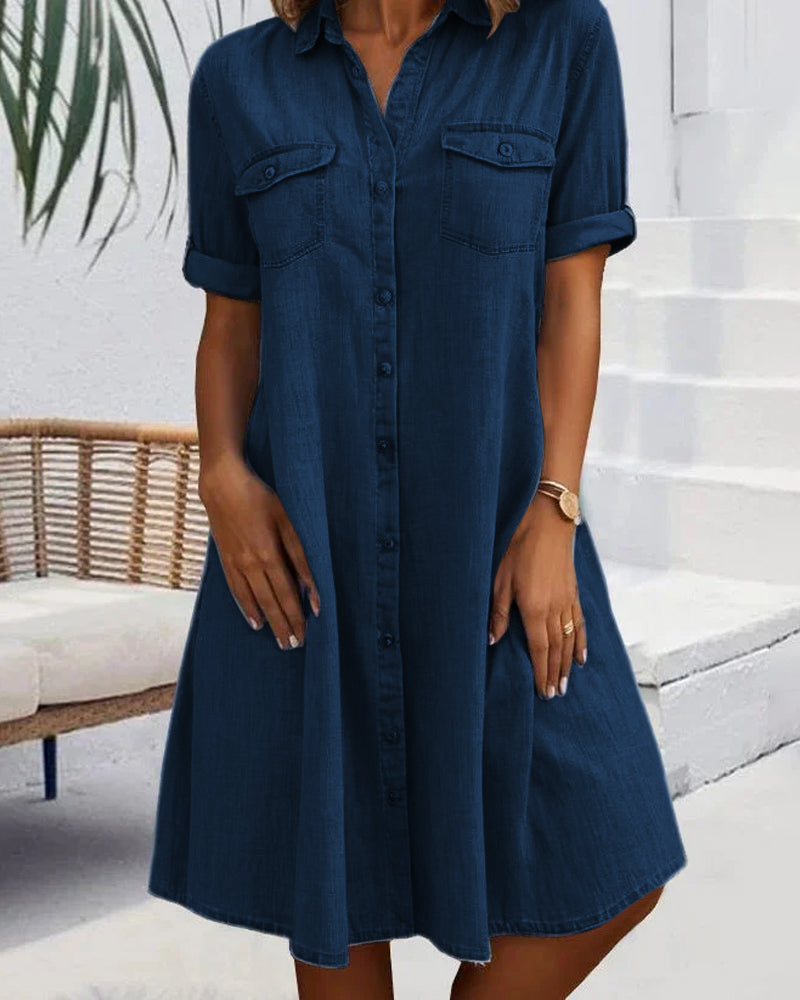 Nova | Lightweight Denim-look Dress