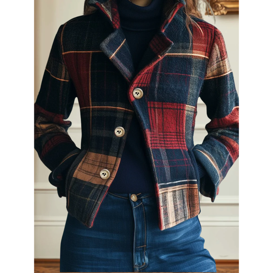 Naomi™ | Classic Plaid Jacket