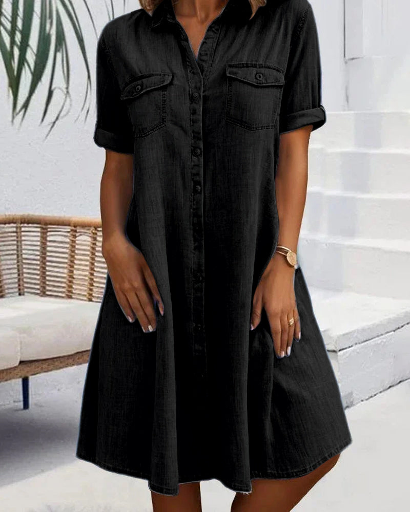 Nova | Lightweight Denim-look Dress