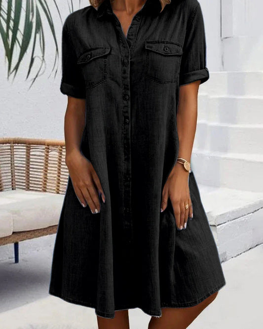 Nova | Lightweight Denim-look Dress