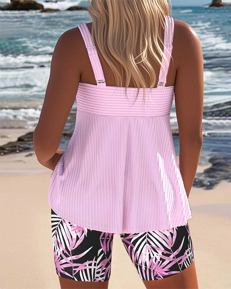 Lexi | Women's Tummy Control Printed Tankini