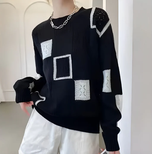 Virginie | Patchwork Sweater
