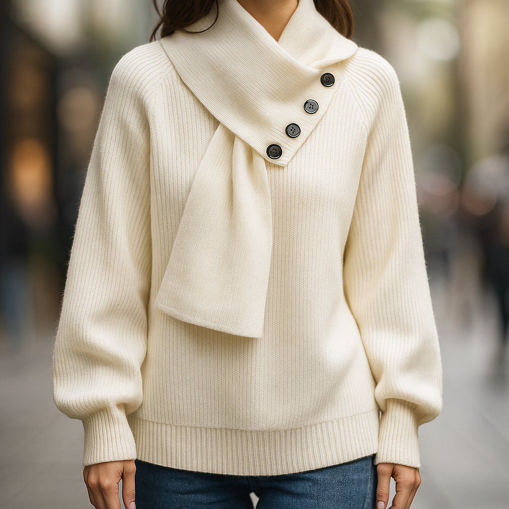 Gwenno | Cosy Scarf-Neck Sweater