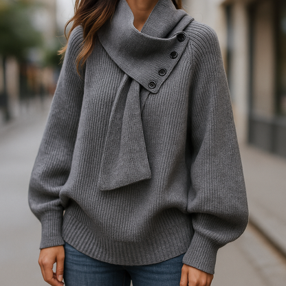Gwenno | Cosy Scarf-Neck Sweater