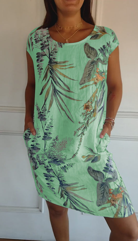 Matilda | Comfortable Dress with Round Neck