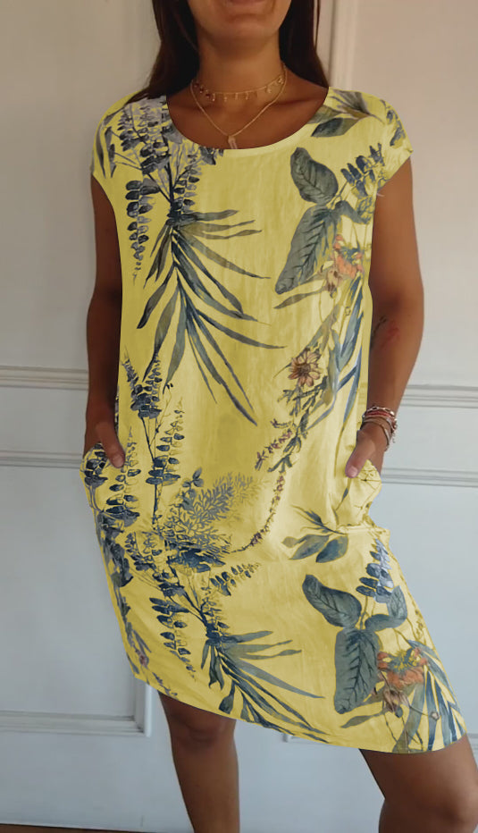 Matilda | Comfortable Dress with Round Neck