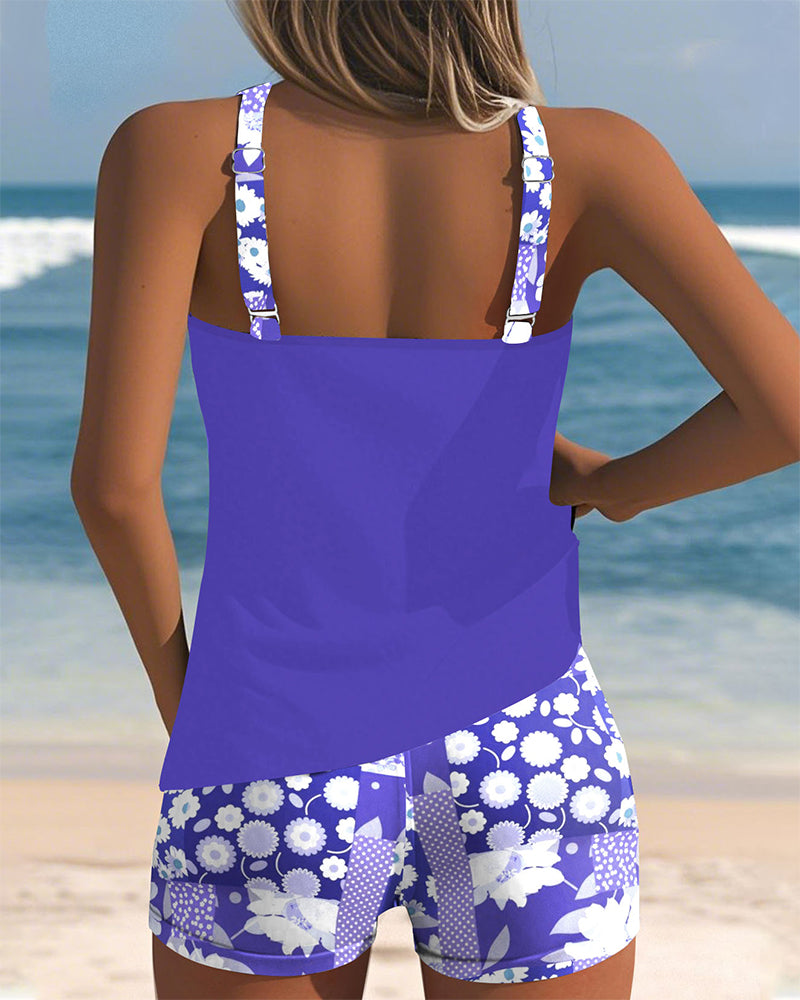 Lily | Two-Piece Swimsuit with Comfortable Fit and Floral Beach Style