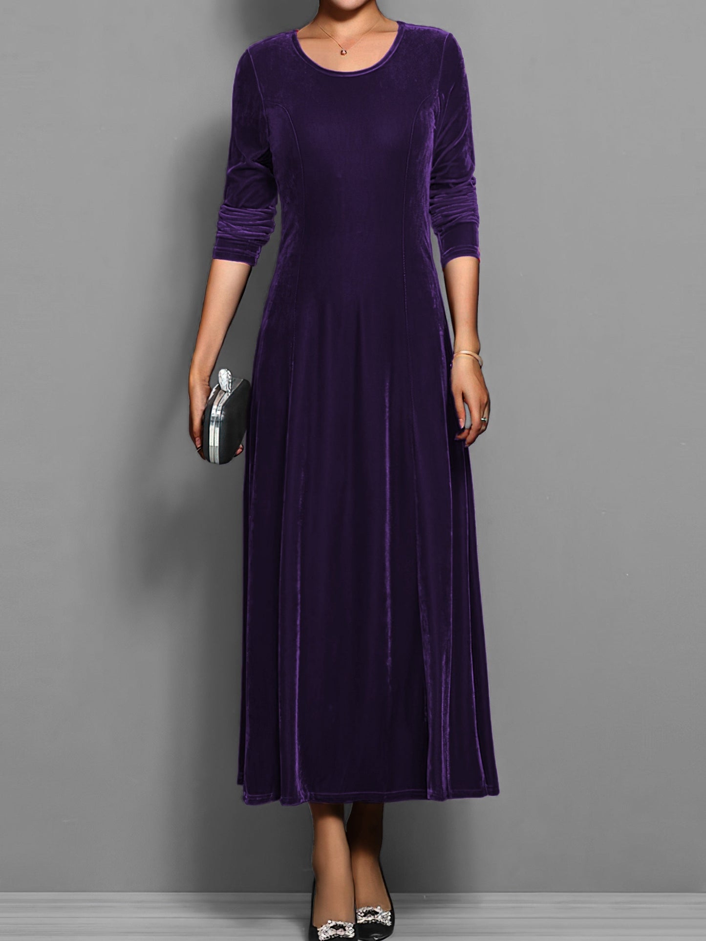 Jacinda | Soft Velvet Dress
